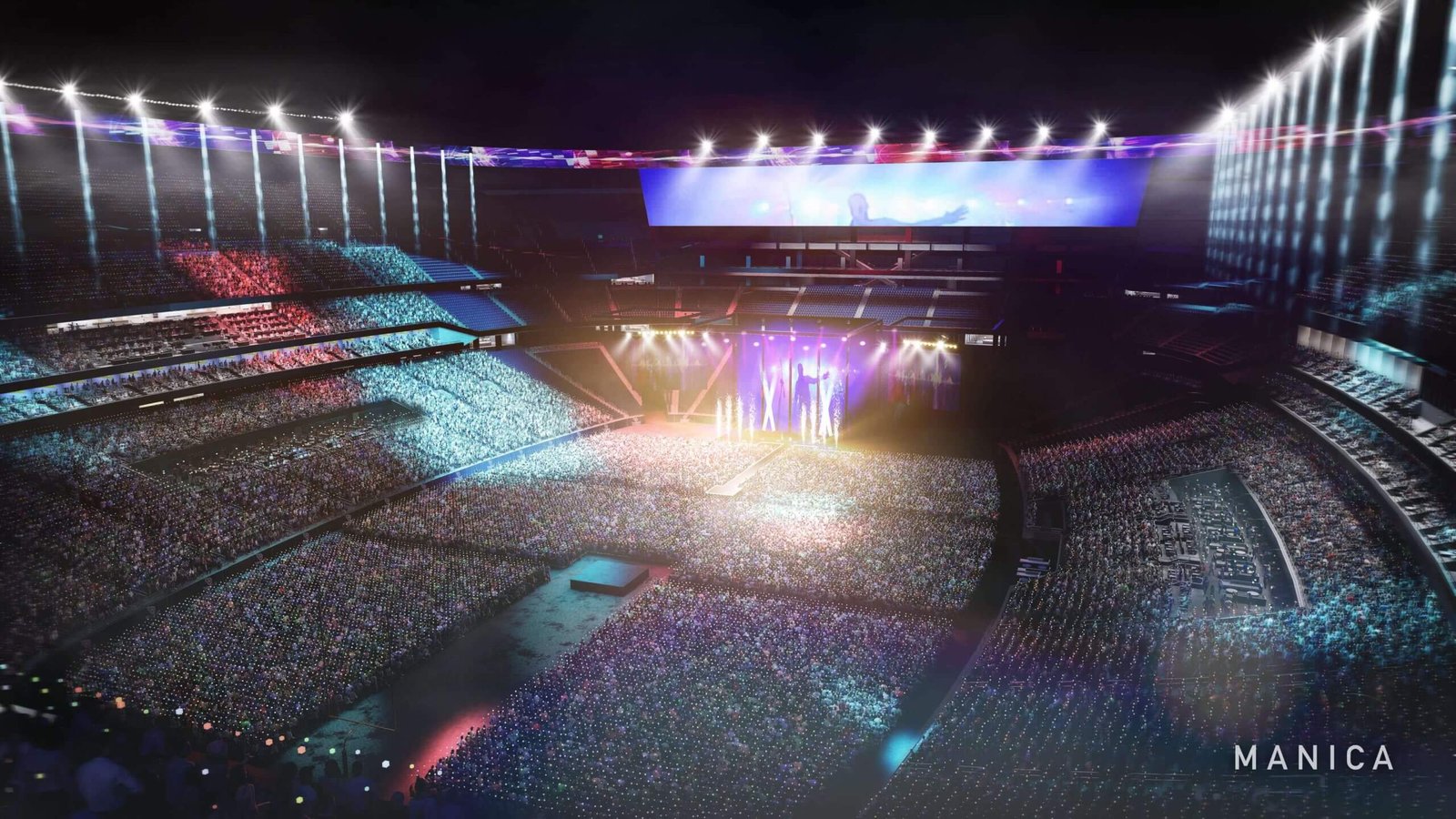 New Nissan Stadium Nashville exterior day rendering