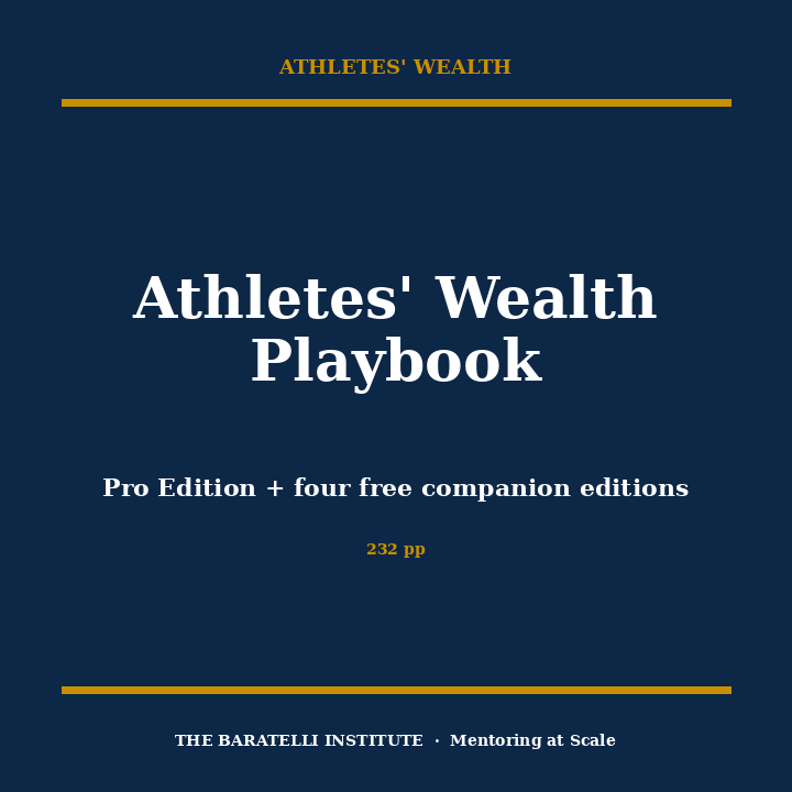 Athletes' Wealth Playbook cover