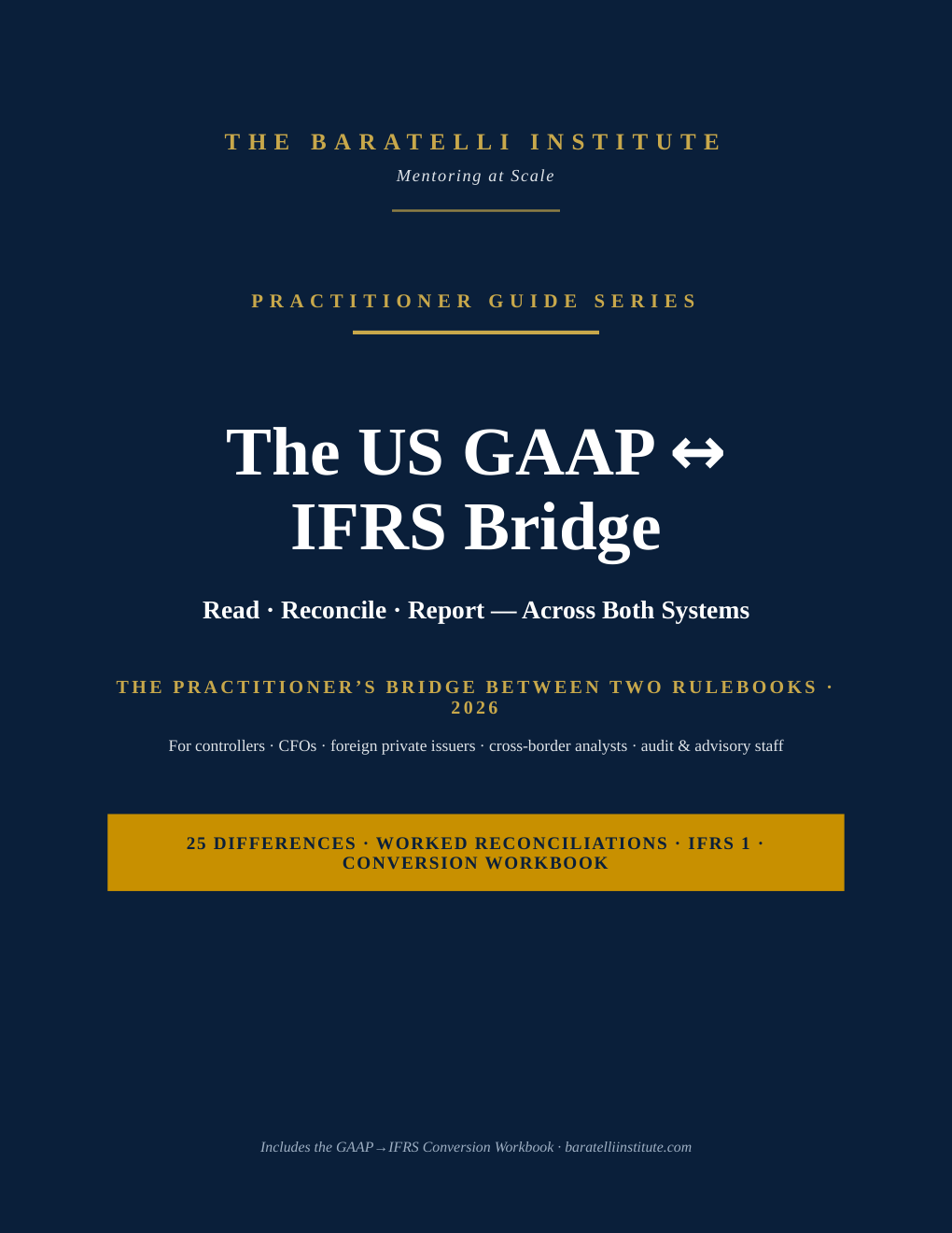 The US GAAP to IFRS Bridge — cover