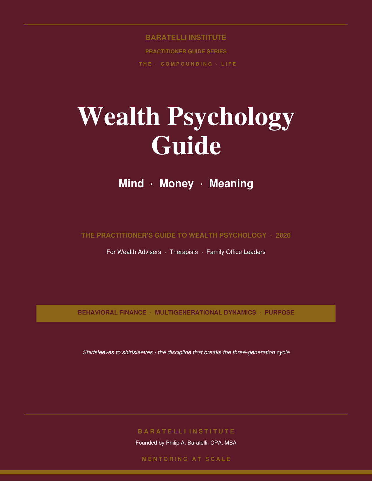 Wealth Psychology cover