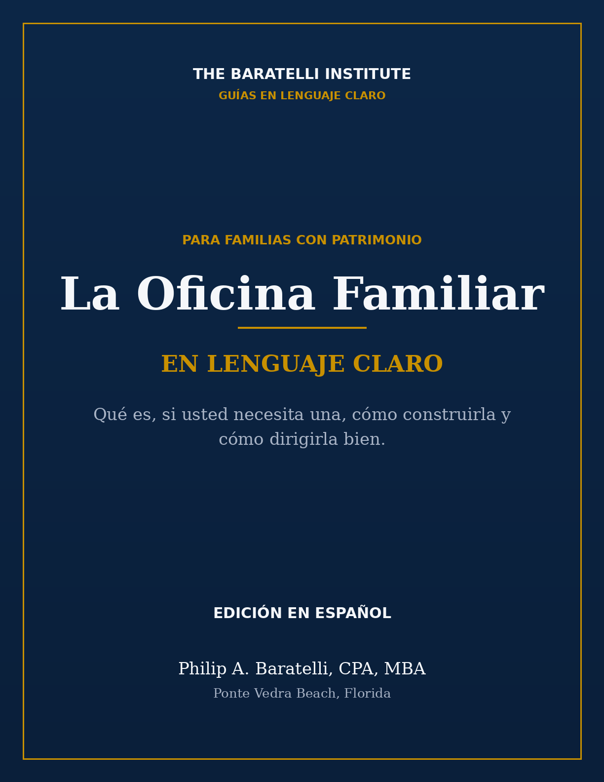 Portada de La Oficina Familiar en Lenguaje Claro