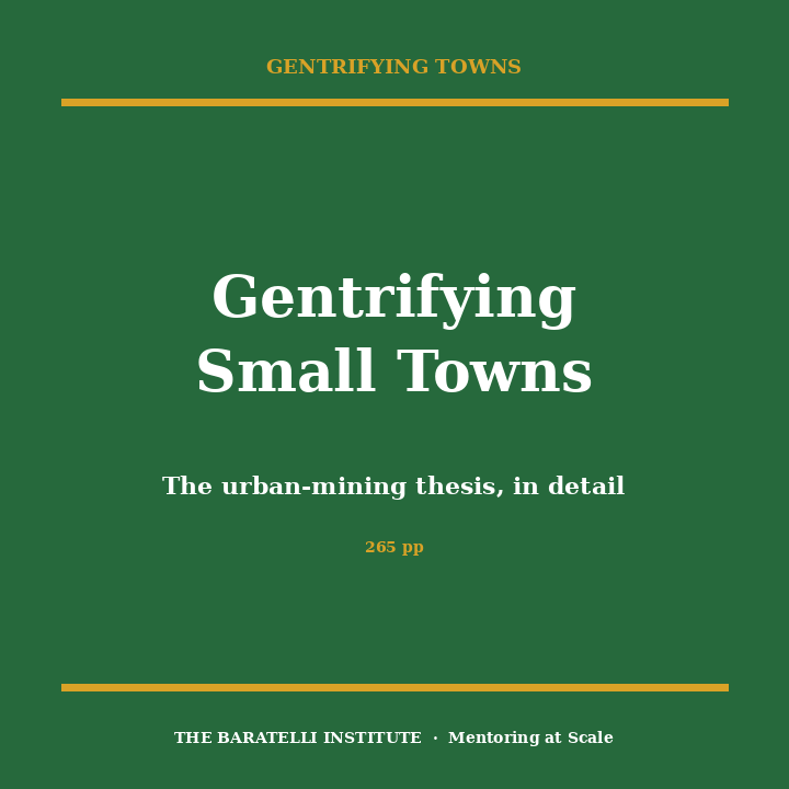 Gentrifying Small Towns cover