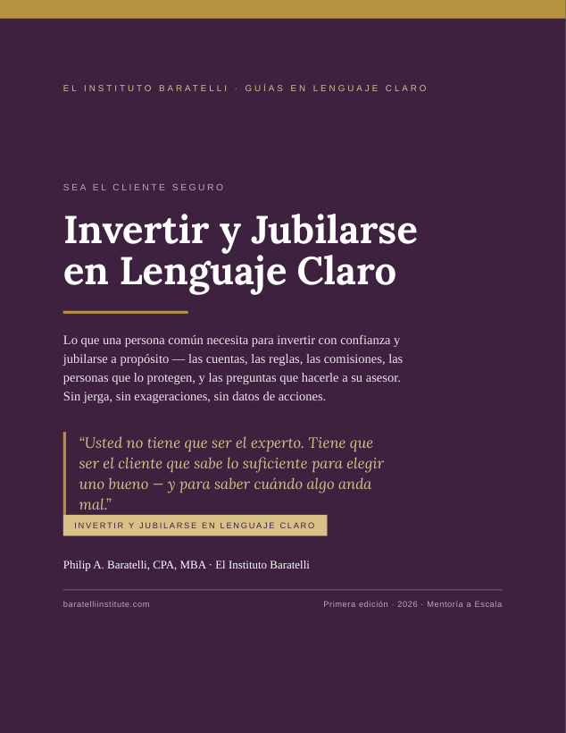 Portada de Invertir y Jubilarse en Lenguaje Claro