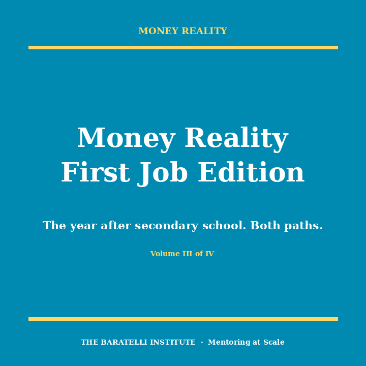 Money Reality First Job Edition cover