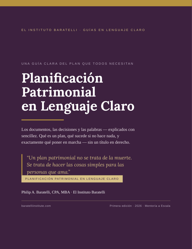 Portada de Planificaci&oacute;n Patrimonial en Lenguaje Claro