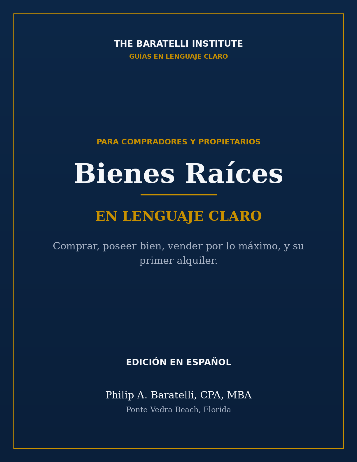 Portada de Bienes Raíces en Lenguaje Claro