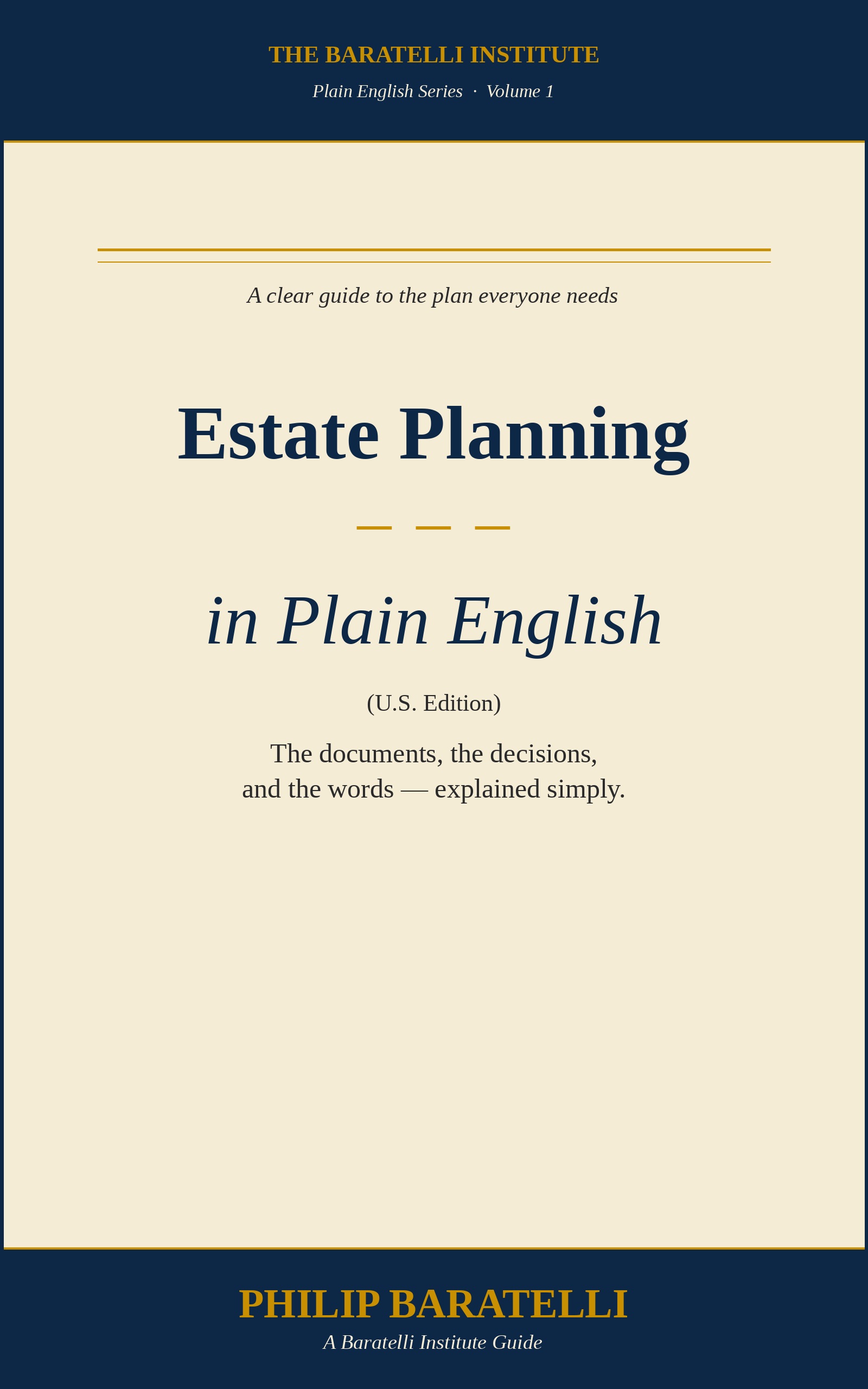 Estate Planning in Plain English &mdash; Kindle cover