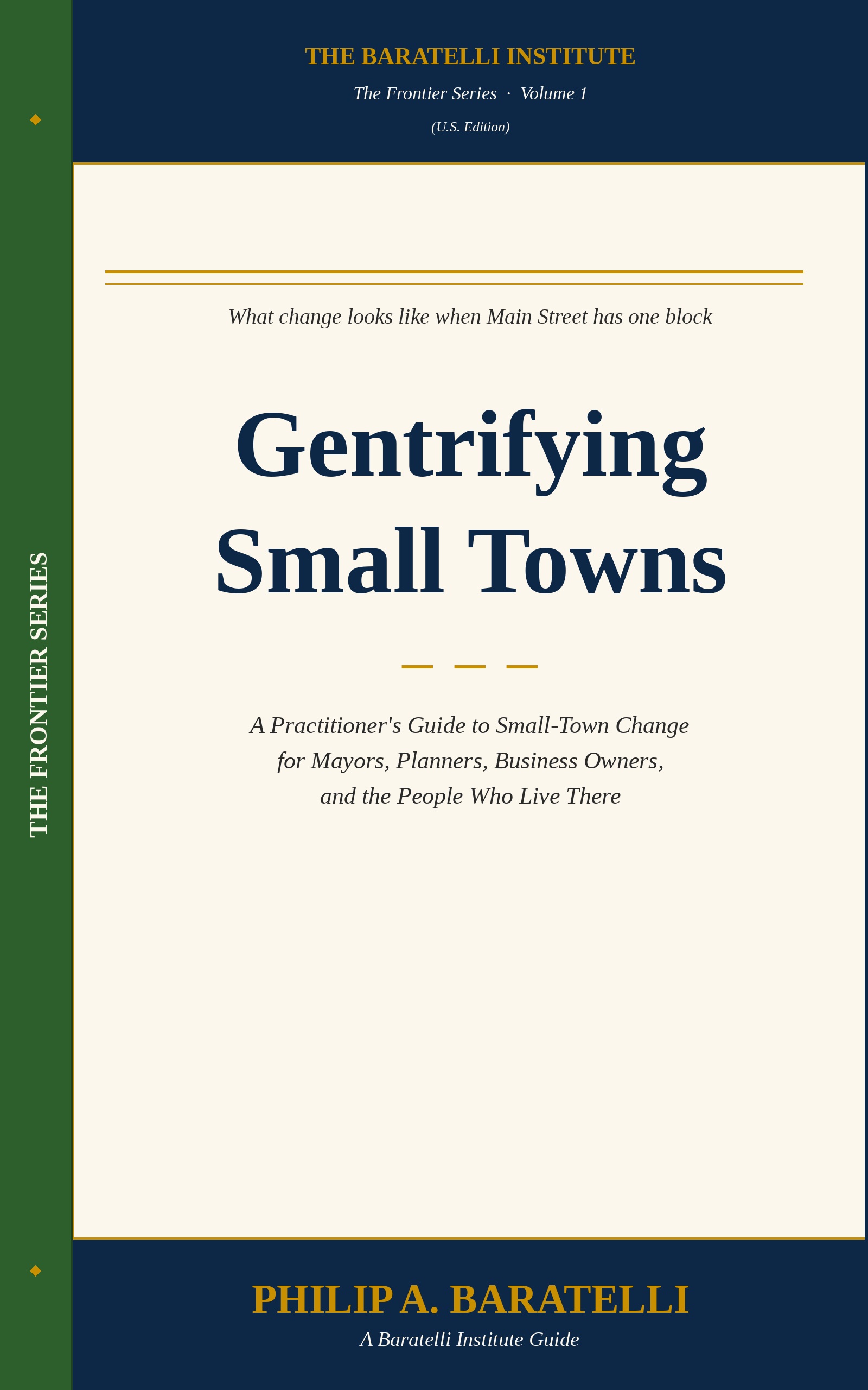 Gentrifying Small Towns &mdash; Kindle cover