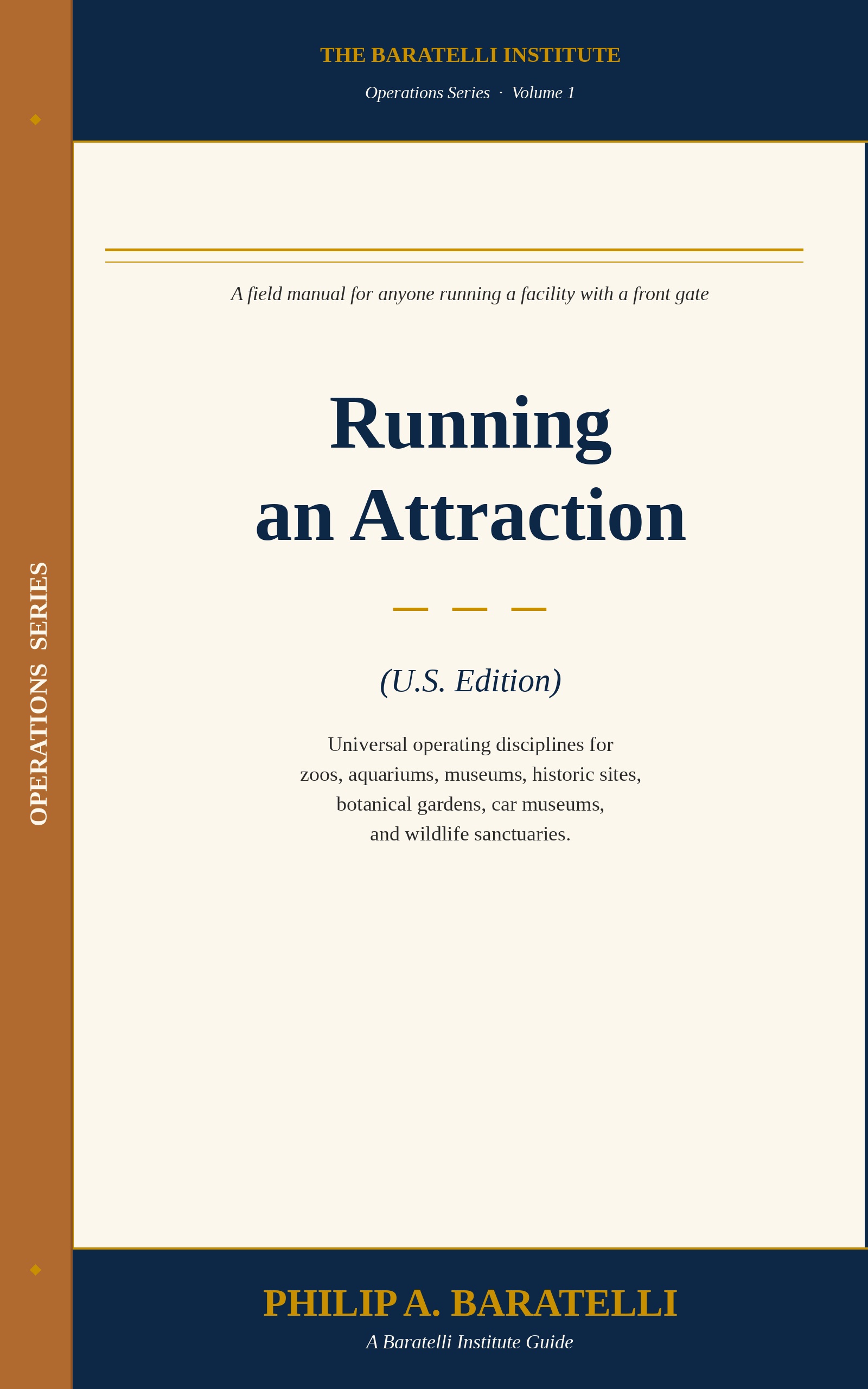 Running an Attraction &mdash; Kindle cover